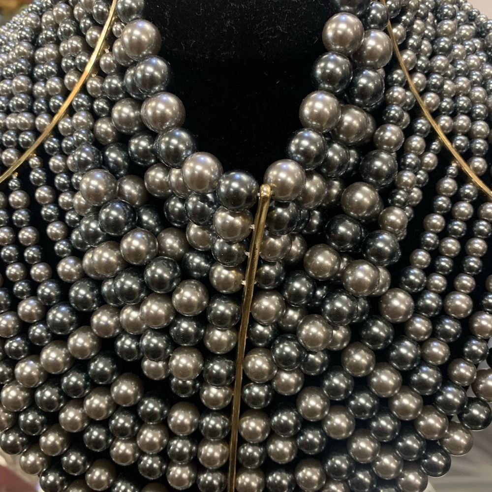 Multi strand Statement Necklace Set